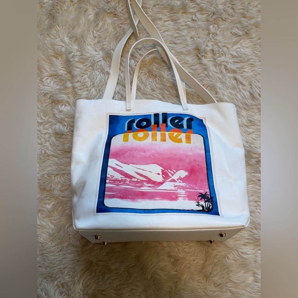 NWT Zimmermann Roller Print White Tote - Picture 4 of 9